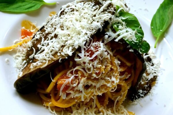 involtini di melanzane con capellini