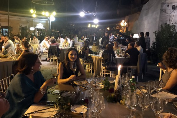 ViniMilo cena di gala in piazza