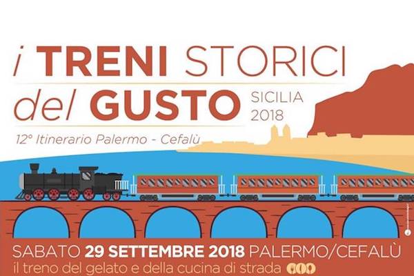 treni storici del gusto Palermo Cefalù