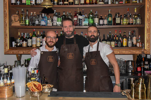 Matteo Bonandrini, Luca Catanzaro e Nicolò Cottone bartender Mak Mixology